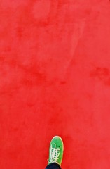 Red Carpet Green Shoe