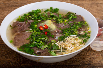 Vietnamese Pho Bo soup