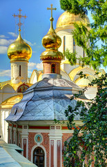 Fototapeta na wymiar Sergiev Posad, Moscow Golden Ring, Russia