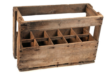 Casier à bouteilles en bois 