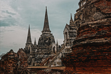 Fototapeta na wymiar Travel to the Lost Kingdom of Ayutthaya