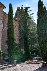 An old stone church in Spain.