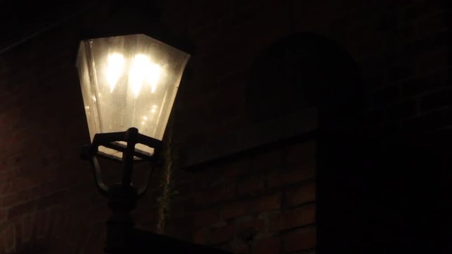 Old streetlamp in Odense, Denmark