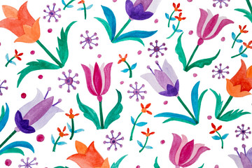 Fototapeta na wymiar Spring Floral Pattern