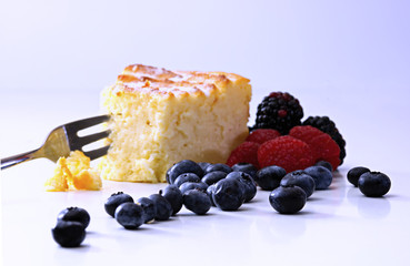 Käsekuchen Dessert Beeren Sweet