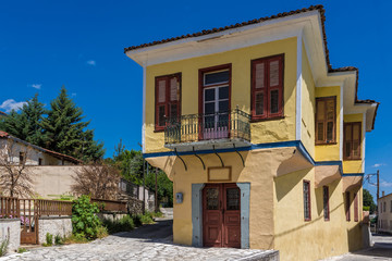 Traditional architecture in the old town of Trikala in Thessaly, Greece