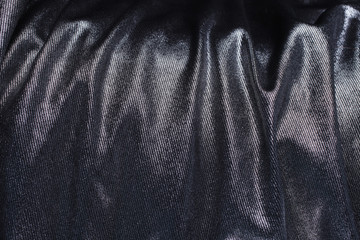 Crumpled fabric gray texture