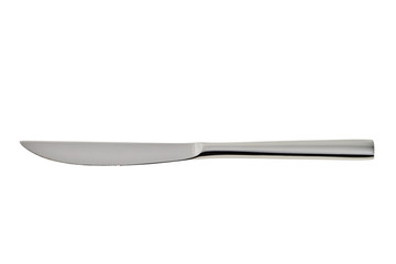 Steel knife - isolated on white background