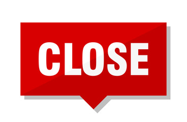close red tag