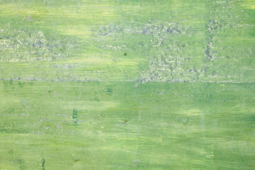 Old green metallic door detail background or texture