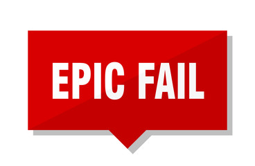 epic fail red tag
