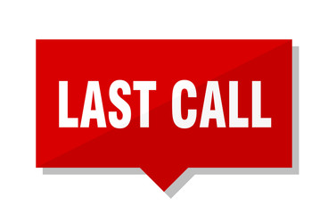 last call red tag