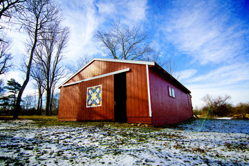 heritage red barn  © Dave