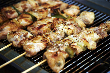 meat on grill