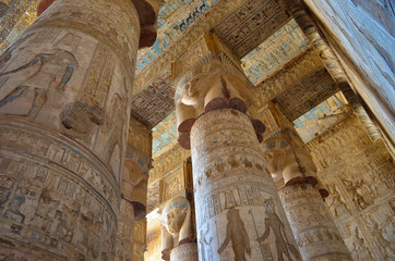 Egyptian temple of the time of the pharaohs