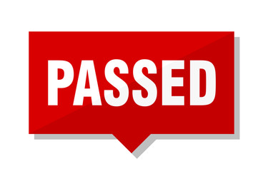 passed red tag