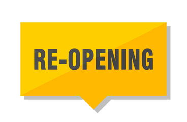 re-opening price tag