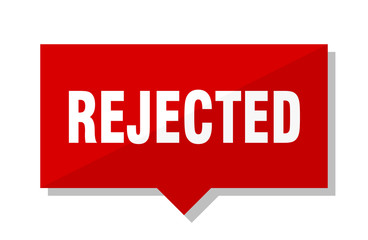 rejected red tag