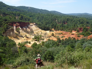 carrières d'ocre de Rustrel, Vaucluse