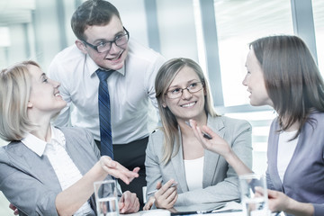 Fototapeta premium business people in office