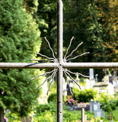 cross at the cemetery