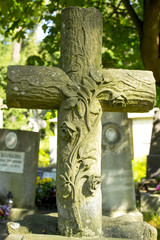 cross at the cemetery