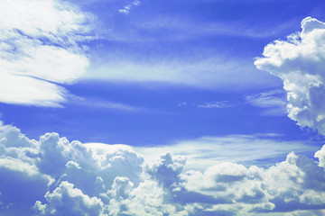 Naklejka premium beautiful sky with clouds