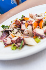 Frutti di mare, seafood close up shot taken in italian restaurant in Cefalu, Sisily island