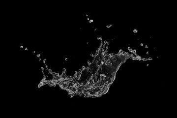 Fototapeta na wymiar water splash isolated.