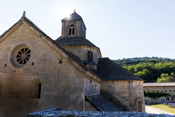Obraz premium beautiful historic Abbey of Senanque, Gordes, Luberon, Provence