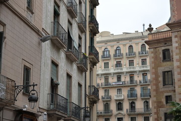 Fototapeta na wymiar Barcelona バルセロナの街並み
