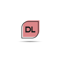 Initial Letter DL Logo Template Design