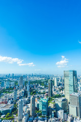 Fototapeta na wymiar 夏の東京風景 Tokyo city skyline , Japan