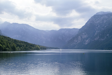 Bohinj lake in Slovenia