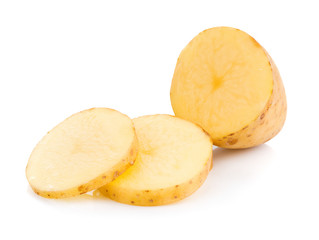 potato isolated on white background