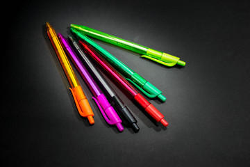 Fototapeta premium Bright color ballpoints (no. 2)