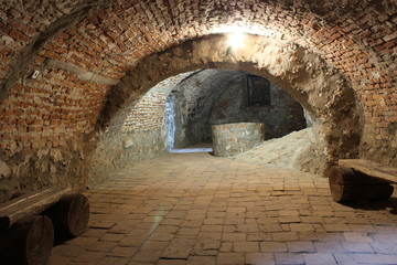 Obraz premium Dark ancient dungeon in the castle