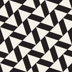 Vector seamless pattern. Modern stylish abstract texture. Repeating geometric tiles..