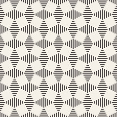 Vector seamless pattern. Modern stylish abstract texture. Repeating geometric tiles..