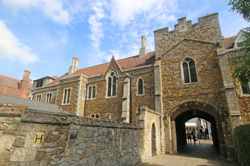 Fototapeta na wymiar Gatehouse in Ely, Cambridgeshire