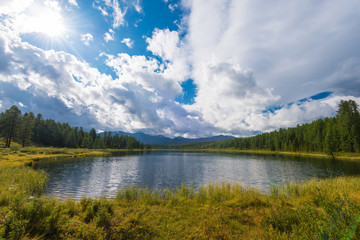 Lake in the Altai Mountains, Siberia