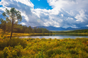 Lake in the Altai Mountains, Siberia