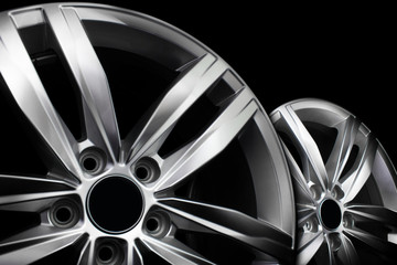 Two metal rims