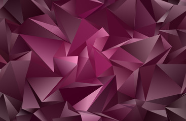 Abstract Low-Poly triangular modern background