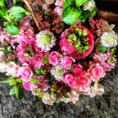 Acrylic painting on canvas art poster in floral motif. Modern style fashion artwork. Digital big size print in high resolution. Surreal flower in bright design. Wedding bouquet flowers. Roses.