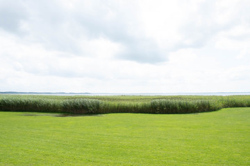 Ausblick auf das Zempiner Achterwasser