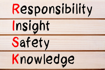 Risk business concept