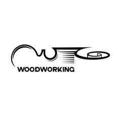 
an illustration consisting of an image of a chisel plowing a tree and the inscription 