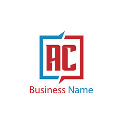 Initial Letter AC Logo Template Design