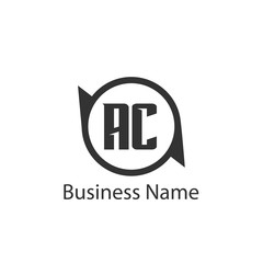 Initial Letter AC Logo Template Design